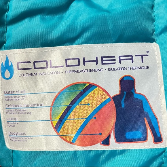 Kids Trespass TP50 Ski Jacket Teal UK 2000 mm Approximate Sz 6 See Measurements - Picture 9 of 14